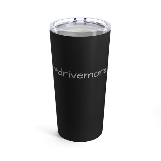 #drivemore 20oz black tumbler with lid