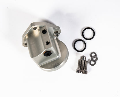 2.8 & 3.2 24V VR6 Billet Oil filter housing. Replaces OEM cast oil filter housing