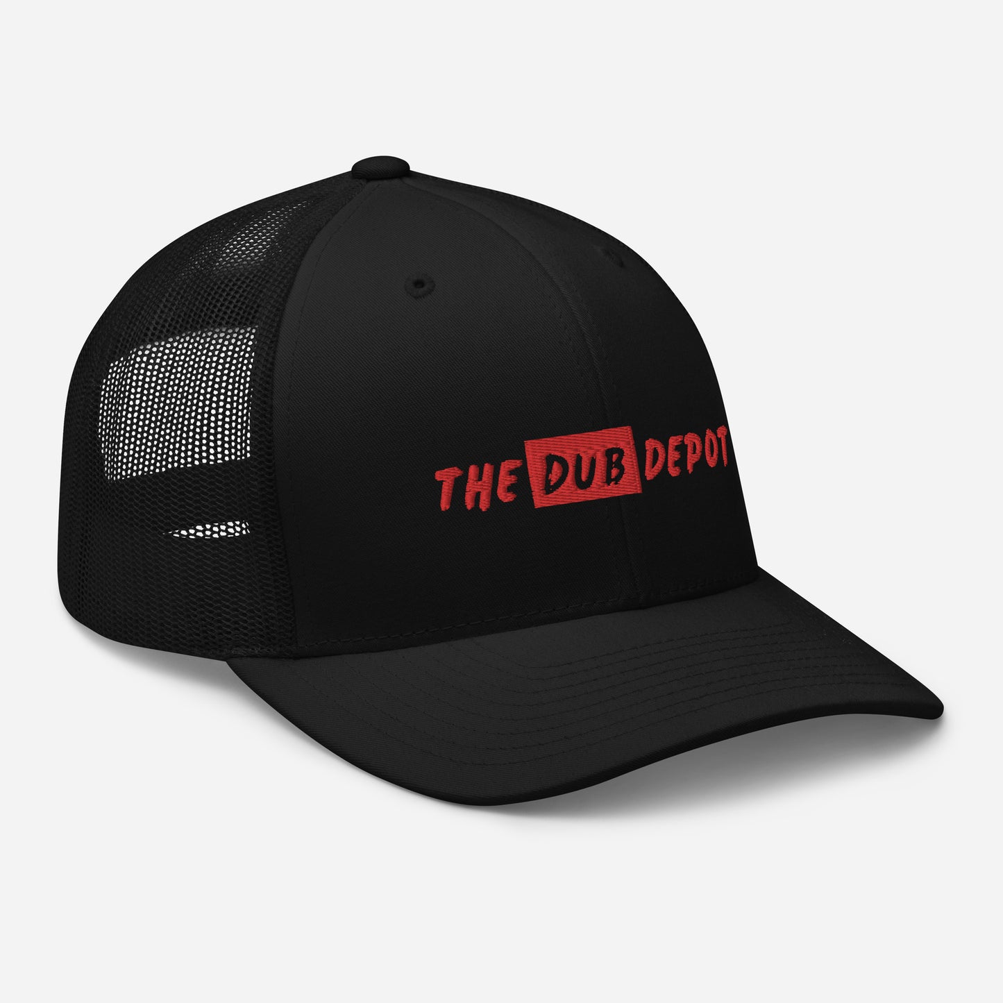 Red Logo Trucker Cap